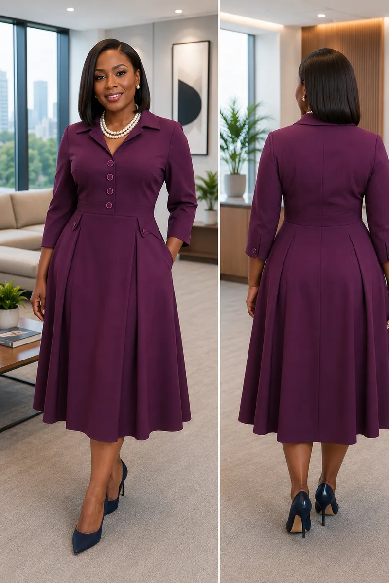 Royal Plum Dress